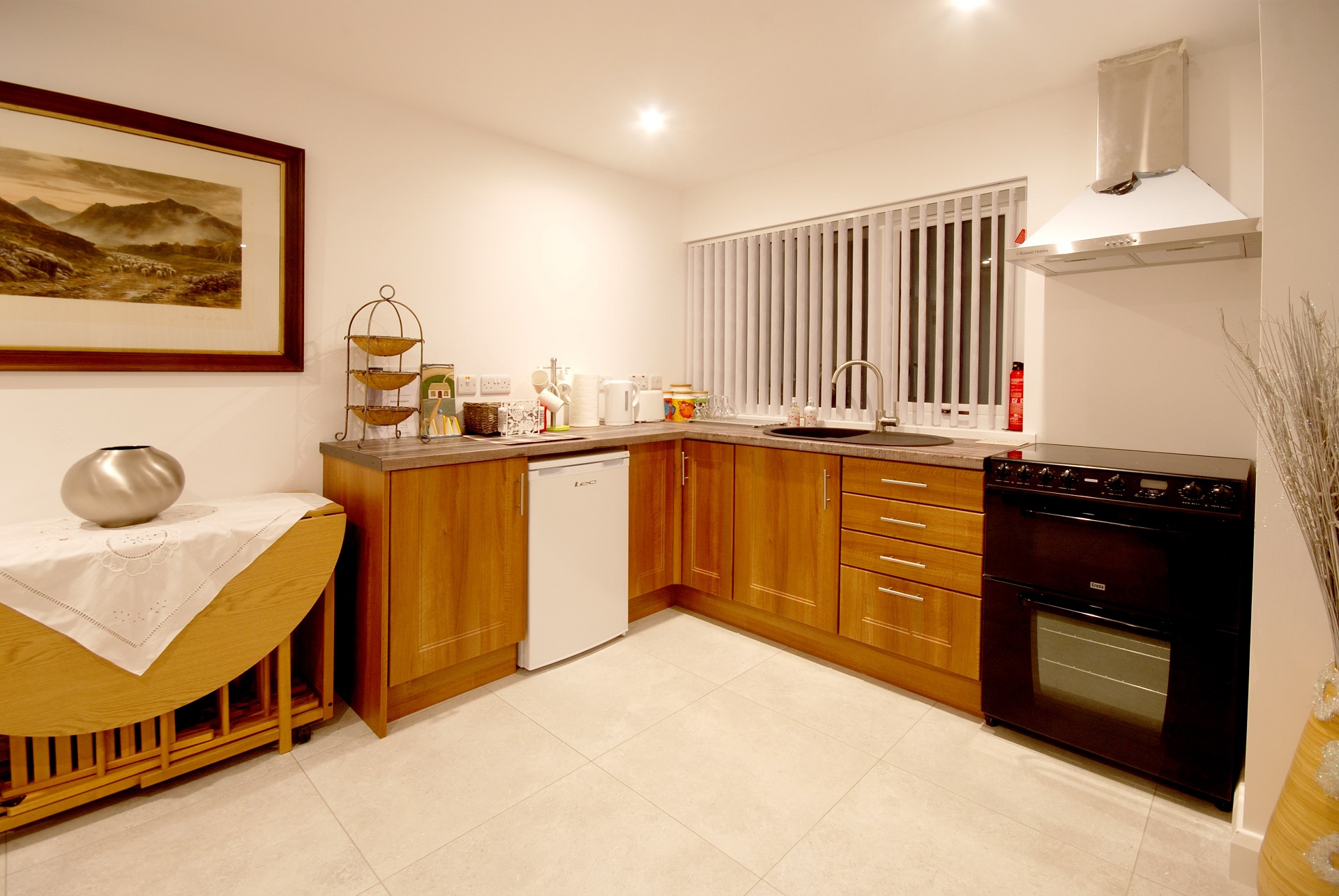 Fully fitted kitchen at Arran View B&B