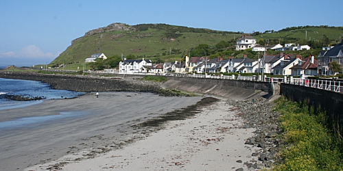 Award-winning Ballygally Beach — day trip from Arran View B&B, Antrim Coast